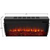 Monte Vista Media Electric Fireplace by Real Flame 39