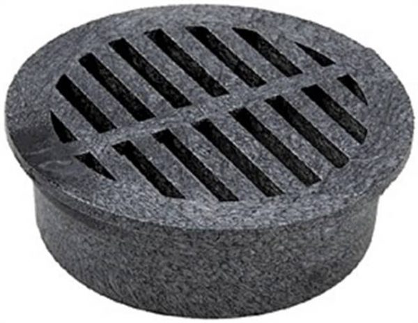 NDS 11 4" Black Round Grate 2