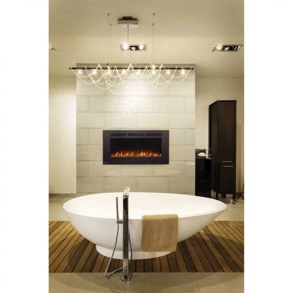 Napoleon Allure Phantom 50-inch Linear Wall Mount Electric Fireplace with Mesh Screen