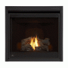 Napoleon B35NTE Ascent 35 Direct Vent Gas Fireplace Up to 20 000 BTUs with Exclusive Phazer Log Set and Charcoal Embers Pan Style Burner and Safety
