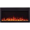Napoleon NEFL42HI Purview 42 Inch Linear Electric Wall Mount Fireplace w/ Remote