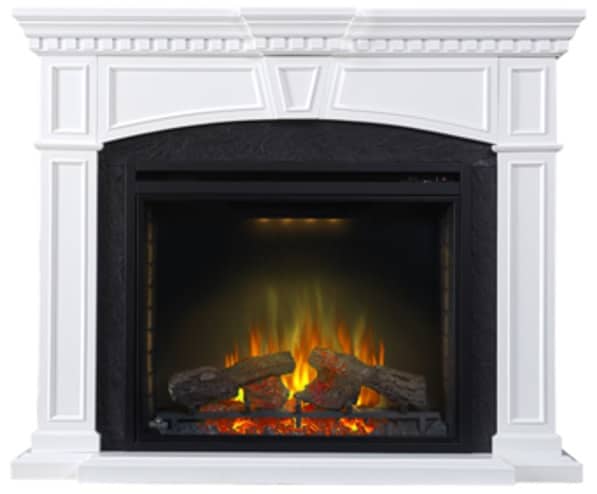 Napoleon NEFP33-0214 White Taylor 9000 BTU 55" Wide Free Standing Electric Fireplace From