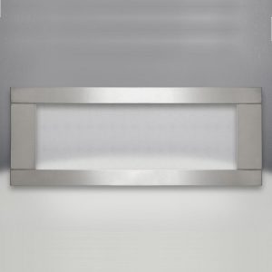 Napoleon Premium Brushed Stainless Steel Surround With Safety Barrier For Linear 45-Inch Direct Vent Gas Fireplaces