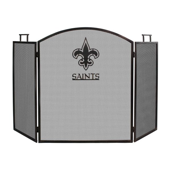 New Orleans Saints Imperial Fireplace Screen - Brown