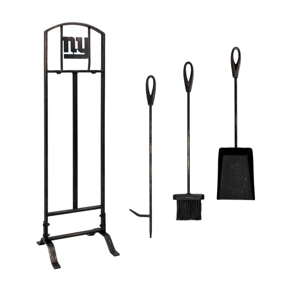 New York Giants Imperial Fireplace Tool Set - Brown 1