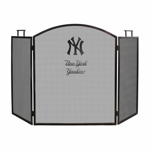 New York Yankees Imperial Fireplace Screen - Brown