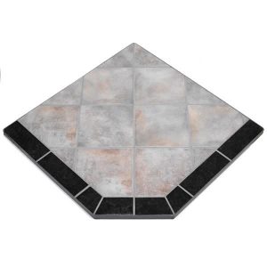 Night Shadows Tile Single Cut Corner Stove Board