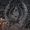 Noble House Waterbury Fireplace Screen,Silver 7