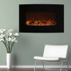 Northwest 36 inch Curved Color Changing Wall Mounted Electric Fireplace