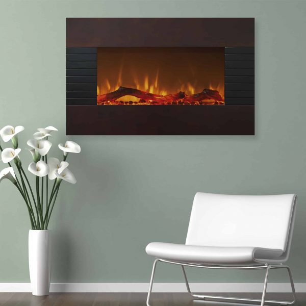 Northwest 36 inch Wall Mounted Electric Fireplace