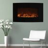 Northwest 36" Curved Color Changing Fireplace Wall Mount Floor Stand
