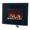 Northwest Electric Fireplace 26 in. Wall Mount with Black Glass Panel 3