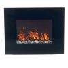 Northwest Electric Fireplace 26 in. Wall Mount with Black Glass Panel 4