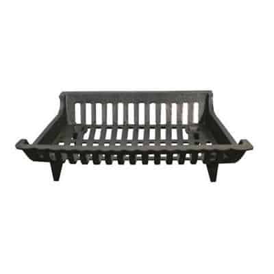 Open Hearth Collection Cast Iron Fireplace Grate - 6" x 30" x 15"