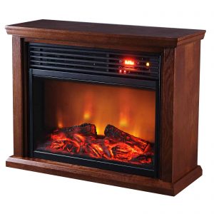 Optimus Fireplace Infrared Heater With Remote