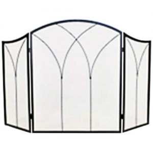 Panacea 15187 Gothic Style 3-Panel Fireplace Screen