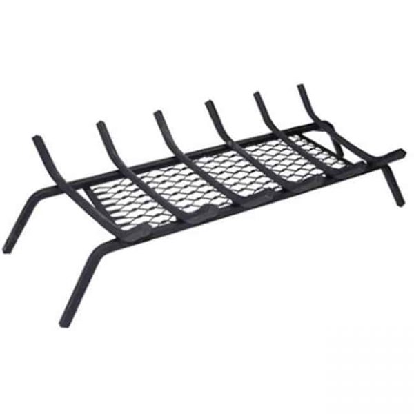 Panacea 15442 27 in. 6 Bar Fireplace Grate with Ember Catcher