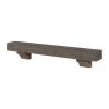 Pearl Mantels 355-60 60 in. The Cherokee Mantel Shelf - Unfinished 2
