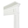 Pearl Mantels 525-48 48 in. The Mike Fireplace Mantel Mdf Paint, White 6