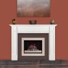 Pearl Mantels 540-56 56 in. The Marshall MDF Fireplace Mantel - White 12
