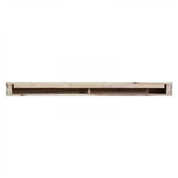 Pearl Mantels Acacia 60 in. Distressed Fireplace Mantel Shelf 5