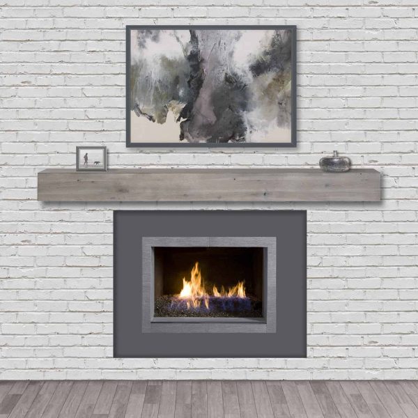 Pearl Mantels Acacia 72 in. Fireplace Mantel Shelf 3