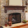 Pearl Mantels Devonshire Traditional Fireplace Mantel Shelf 7
