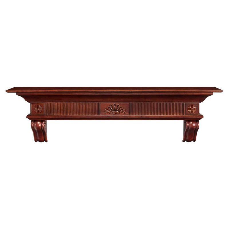 Pearl Mantels Devonshire Traditional Fireplace Mantel Shelf