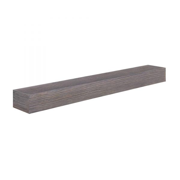 Pearl Mantels NC-48 LITRIVER 48 in. Zachary Non-Combustible Natural Wood Look Shelf - Little River 2