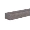 Pearl Mantels NC-48 LITRIVER 48 in. Zachary Non-Combustible Natural Wood Look Shelf - Little River 8