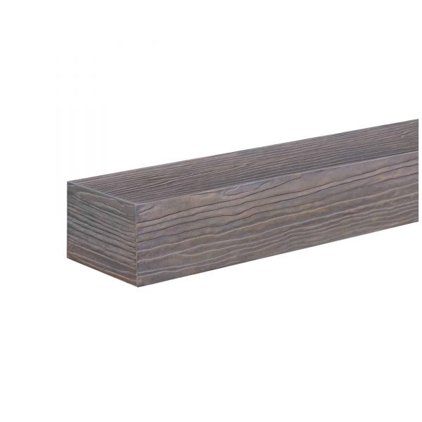 Pearl Mantels NC-48 LITRIVER 48 in. Zachary Non-Combustible Natural Wood Look Shelf - Little River 3