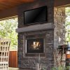 Pearl Mantels NC-48 LITRIVER 48 in. Zachary Non-Combustible Natural Wood Look Shelf - Little River 9