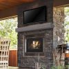 Pearl Mantels NC-60 LITRIVER 60 in. Zachary Non-Combustible Natural Wood Look Shelf - Little River 2