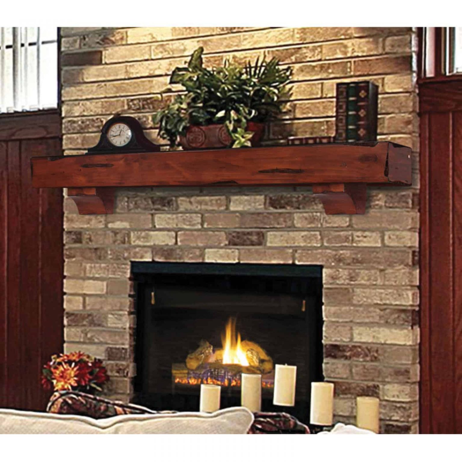 Pearl Mantels Shenandoah Traditional Fireplace Mantel Shelf