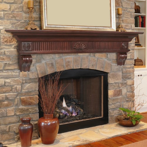 Pearl Mantels The Devonshire Fireplace Shelf Mantel 1