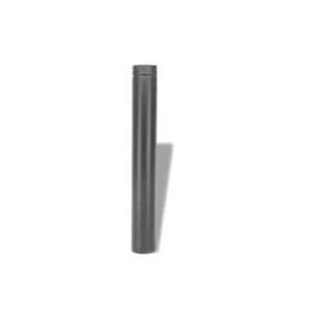 PelletVent Pro 4" Pellet Chimney Straight Black Pipe - 60"