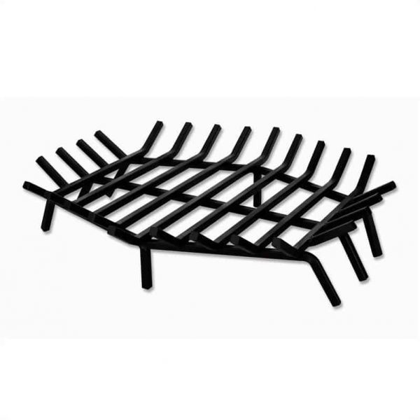 Pemberly Row 27" Hex Shape Bar Grate for Outdoor Fireplaces