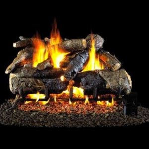 Peterson Gas Logs 18-inch Charred American Oak Logs Only No Burner