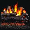 Peterson Real Fyre 18-inch Coastal Driftwood Gas Log Set With Vented Propane G45 Burner - Manual Safety Pilot