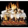 Peterson Real Fyre 18-inch Mountain Birch Log Set With Vented G4 Burner - Match Light