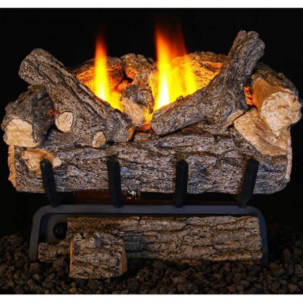 Peterson Real Fyre 20-inch Valley Oak Log Set With Vent-free Natural Gas Ansi Certified 20