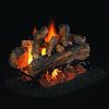 Peterson Real Fyre 24-inch Split Oak Designer Plus See-thru Natural Gas Log Set With Vented G45 Burner