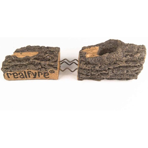 Peterson Real Fyre 30-inch Charred Mountain Birch Gas Log Set With Vented Natural Gas G4 Burner - Match Light 2