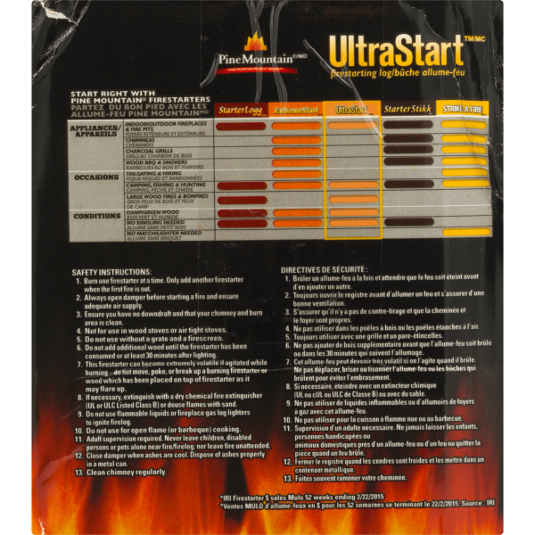 Pine Mountain UltraStart Firestarter Logs 6-Pack 4