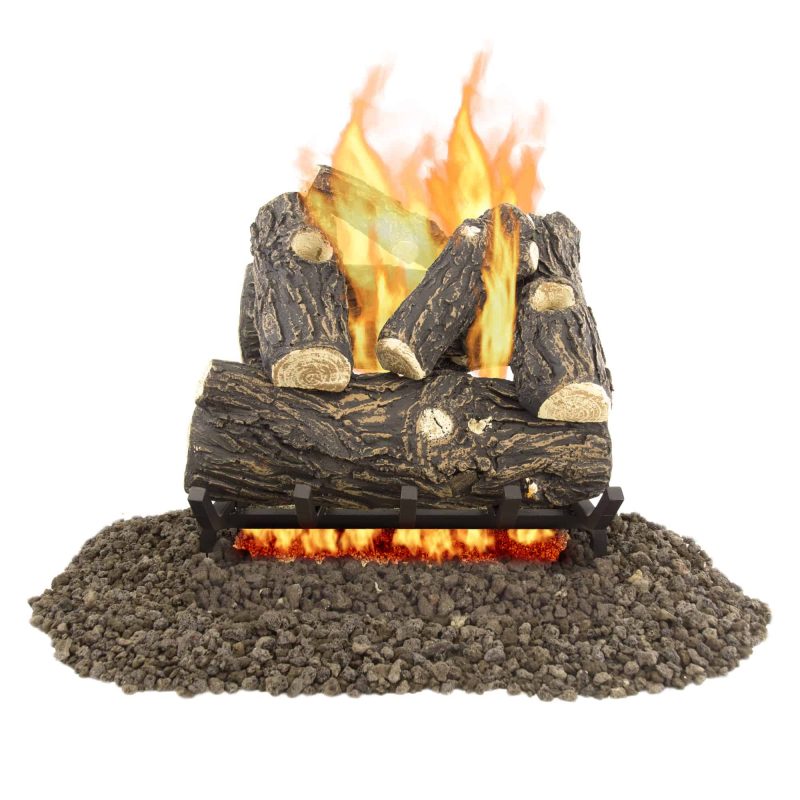 Pleasant Hearth 18" Willow Oak Vented Gas Log Set 45