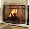 Pleasant Hearth 3-Panel Mission Style Fireplace Screen 2