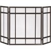 Pleasant Hearth 3-Panel Mission Style Fireplace Screen
