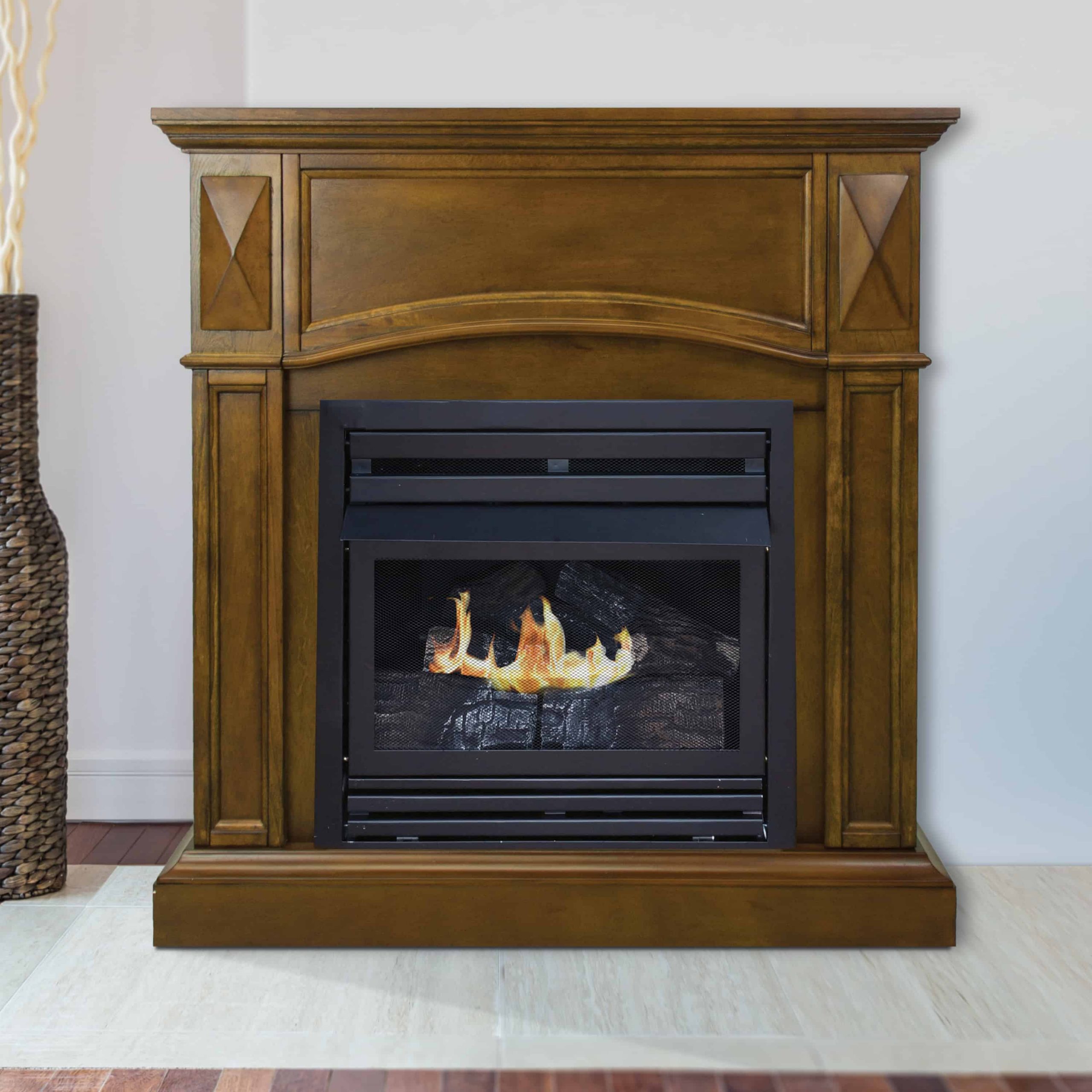 vent free gas fireplace