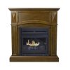 Pleasant Hearth 36 in. Natural Gas Compact Heritage Vent Free Fireplace System 20,000 BTU 6