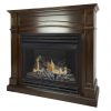 Pleasant Hearth 46 in. Natural Gas Full Size Cherry Vent Free Fireplace System 32